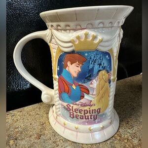 🏷️ Disney Store Exclusive Sleeping Beauty Castle 3D Coffee Mug Cup 12 oz